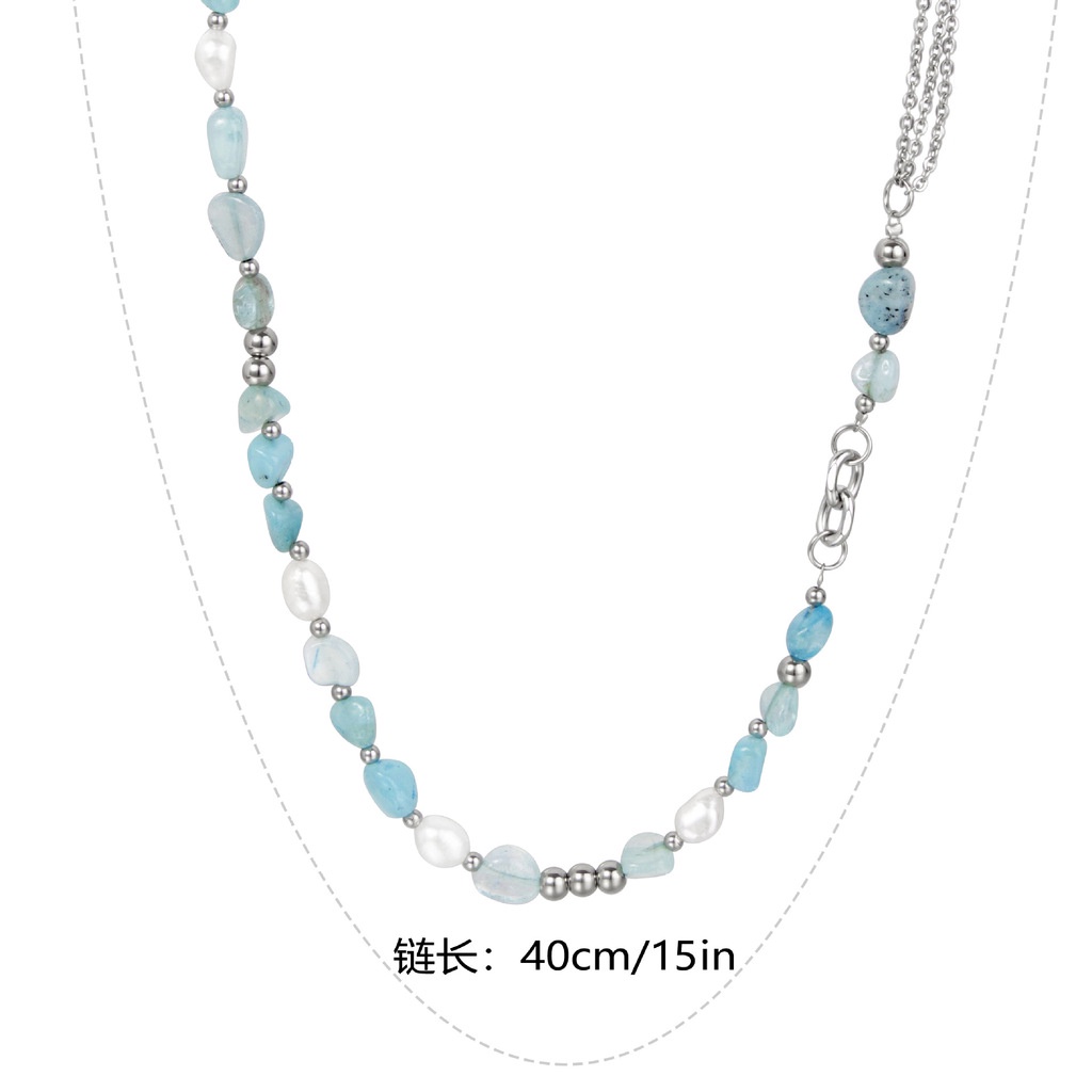 Vòng cổ Đính Ngọc Trai Phong Cách Âu Mỹ Cổ Điển Dành Cho Nữ