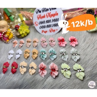 Hoa Cánh Tiên - Hoa bột nổi gắn móng 12.000/bông - Bán 2 bông=24.000