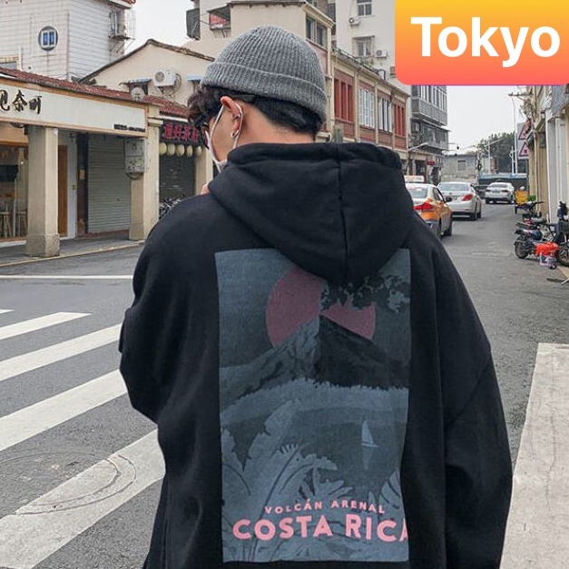 Áo Khoác Hoodie Costa Rica Phong Cách Thể Thao Năng Động, Áo Nỉ Nam Nữ Chất Nỉ Dày Dặn- TOKYO FASHION