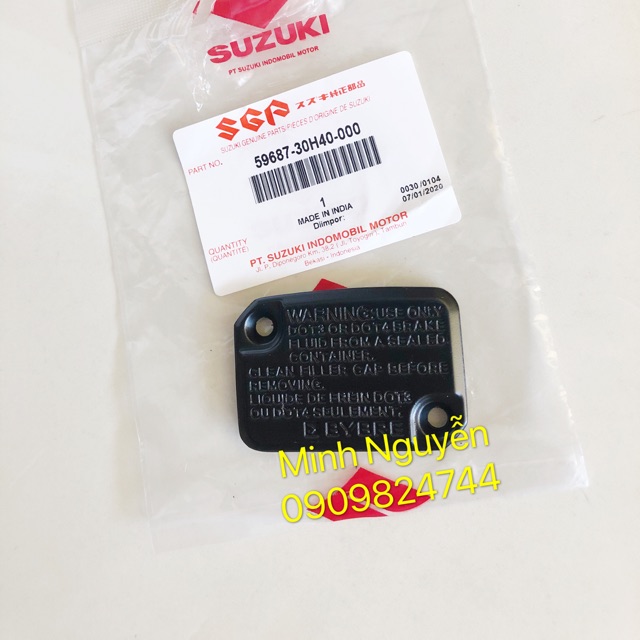 Nắp bình dầu xe Satria / Raider fi chính hãng suzuki