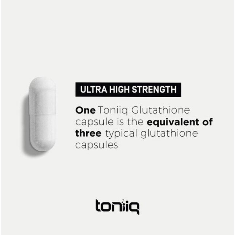 Viên uống trắng da Glutathione 1000mg 98% Tinh Khiết giảm thâm nám cao cấp chống lão hóa mạnh mẽ Toniiq