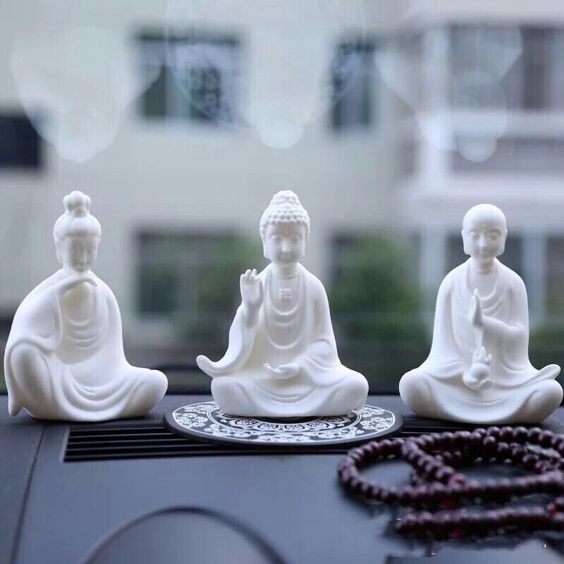 Bộ 3 Tượng Phật Phát Sáng Trang Trí