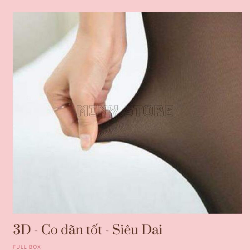 Quần tất lót nỉ 3D 6s jingcui dày dặn ấm áp