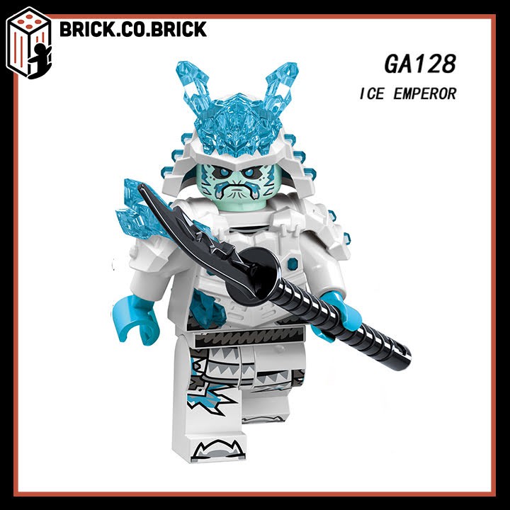 GA123-130 Đồ chơi lắp ráp minifigure và non lego nhân vật Lego Ninja phantom: Hồ Ly, Samurai, Akita mẫu mới.