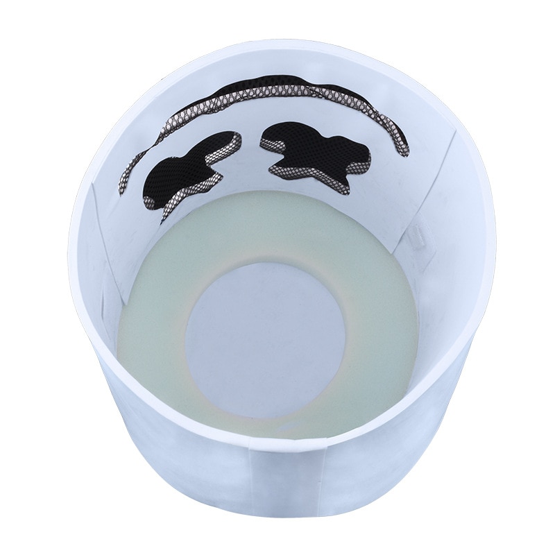 Mặt nạ hóa trang Dj Marshmallo có đèn led phát sáng độc đáo diy