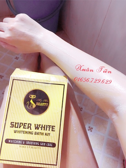 3 SET TẮM TRẮNG CẤP TỐC  SUPER WHITE  MY MIU