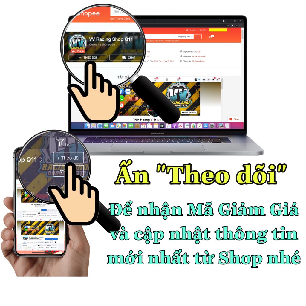 Mica Che Phuộc Loại Dày 3mm Cho Winner - Winner X - GTR - Exciter 150