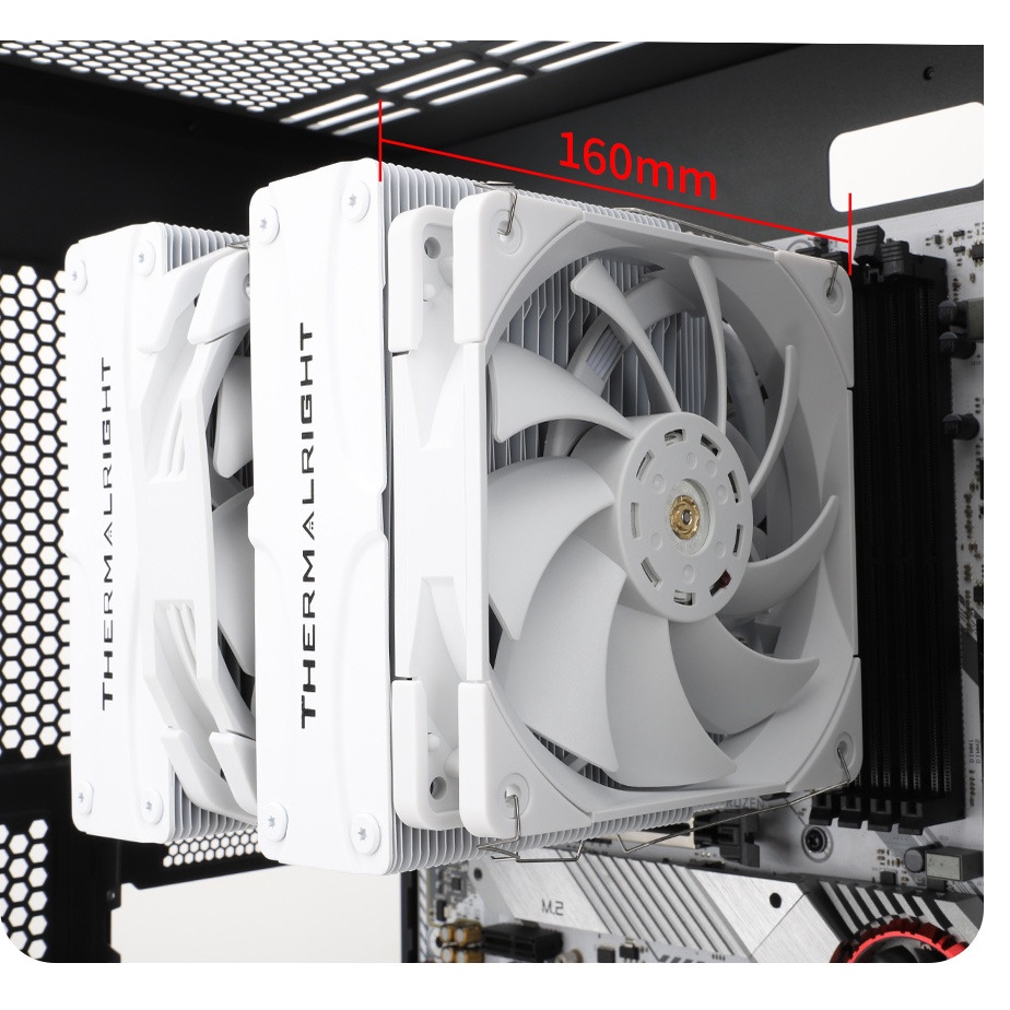 Tản nhiệt khí CPU Thermalright Frost Commander 140 FC140 BASIC-BLACK - WHITE