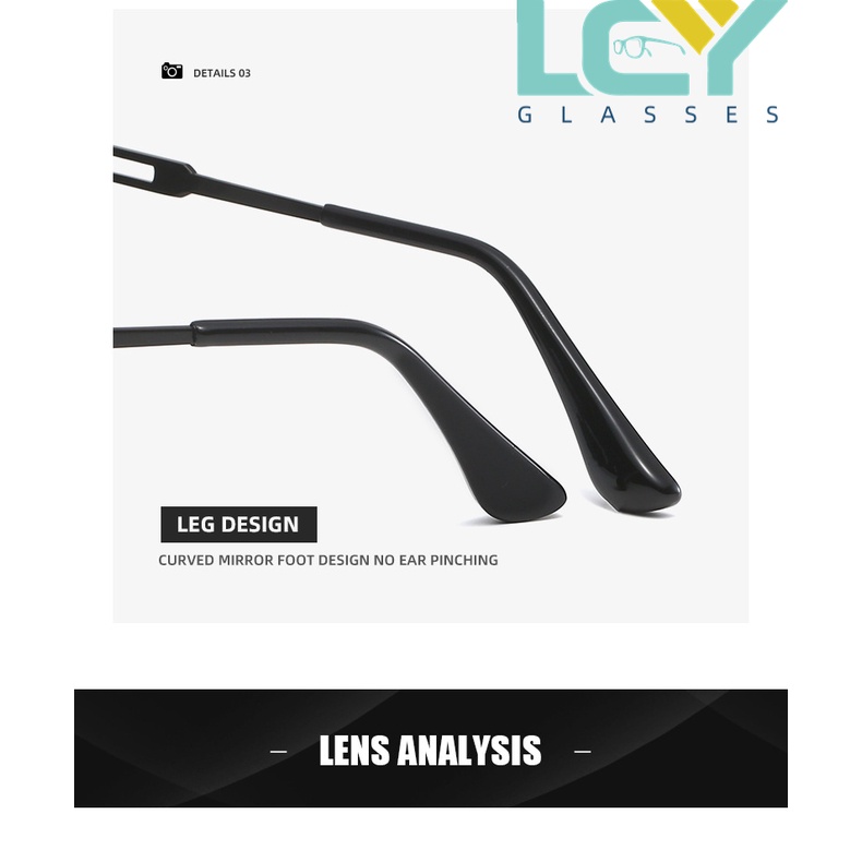 Kính Mát Gọng Vuông Kim Loại Phong Cách Âu Mỹ Thời Trang Cho Nam 5380