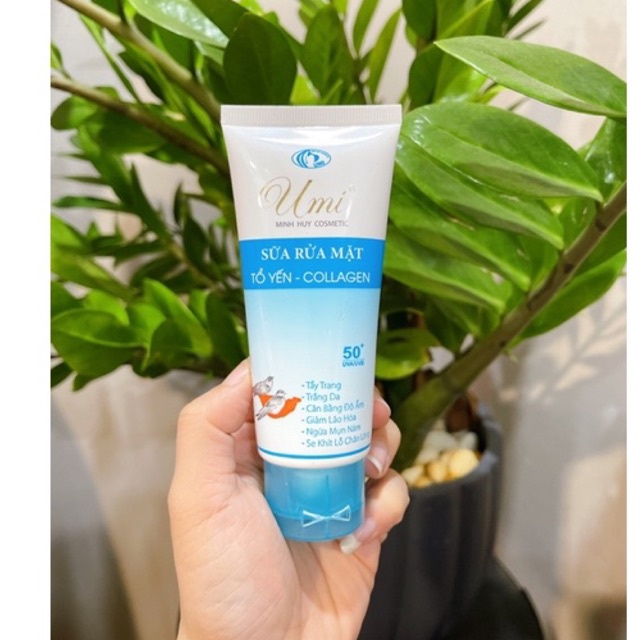Sữa rửa mặt Umi Tổ Yến Collagen 60g-HÀNG CHÍNH HÃNG 100%