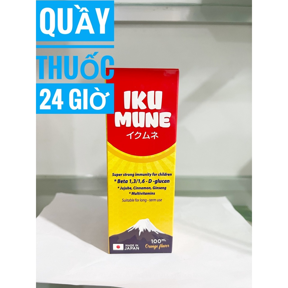 IKUMUNE IKU MUNE Tăng đề kháng, ăn ngon, bổ sung vitamin 100ml