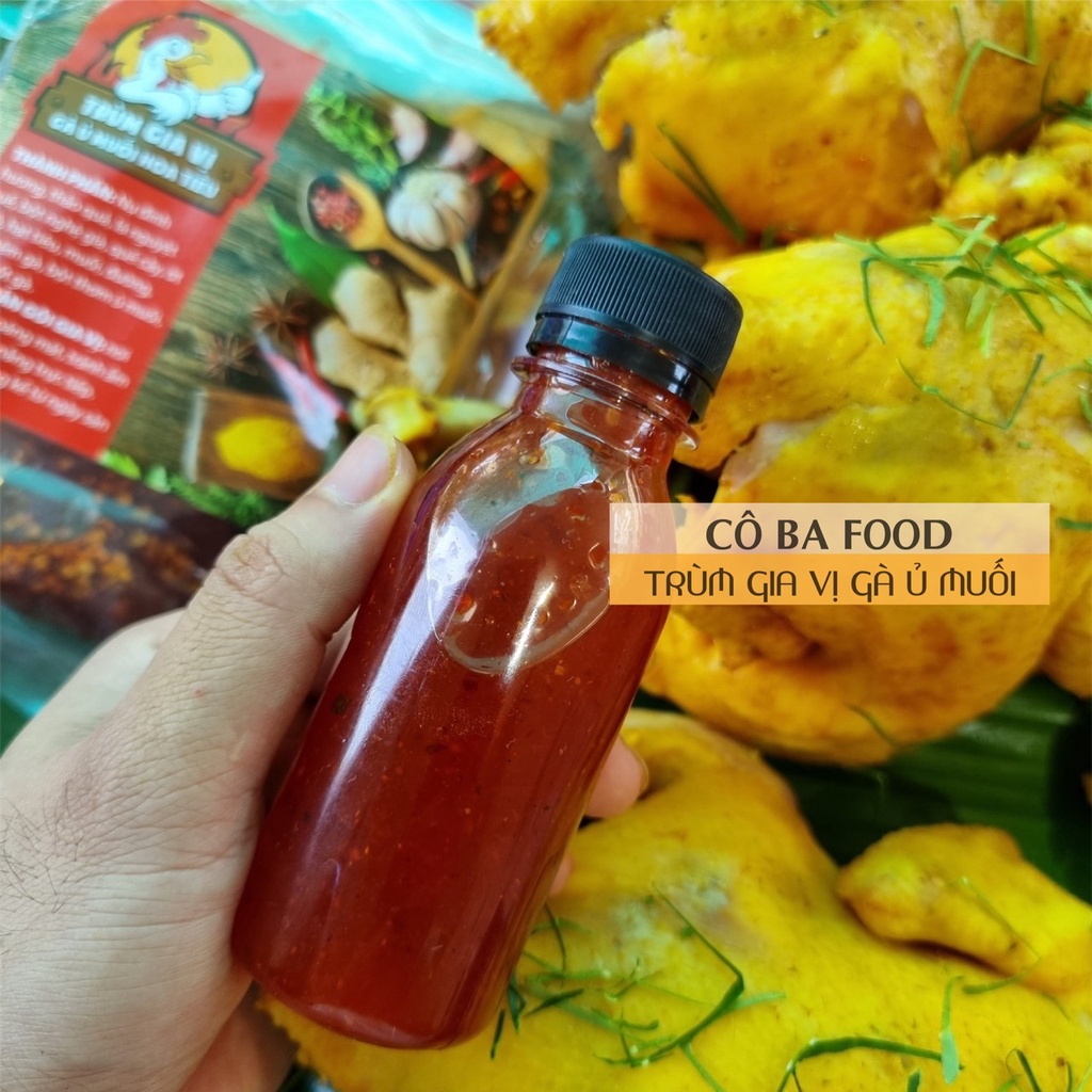 Combo 2 loại 1 ủ muối hoa tiêu + 1 gia vị cay Tứ Xuyên tặng 2 chai sốt thái