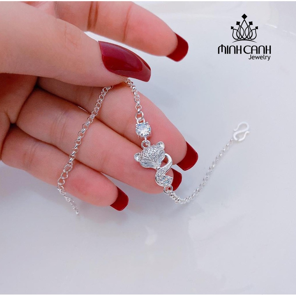 Lắc Tay Bạc Nữ Minh Canh Jewelry - Hồ Ly May Mắn