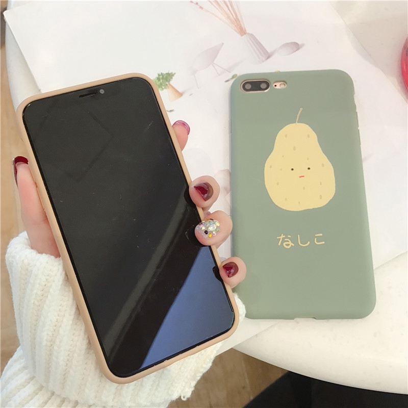 Ốp điện thoại dẻo cho dòng iPhone xsmax XR XS X 7 8 6 6s 6SPlus 7Plus 8Plus 11 11Pro 11ProMax Pear Apple Case | BigBuy360 - bigbuy360.vn