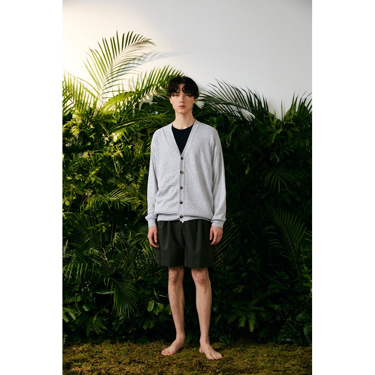 WAVE PATTERN CARDIGAN  - Áo khoác cardigan Hàn Quốc dệt kim mỏng cao cấp màu xanh blue dành cho mùa hè