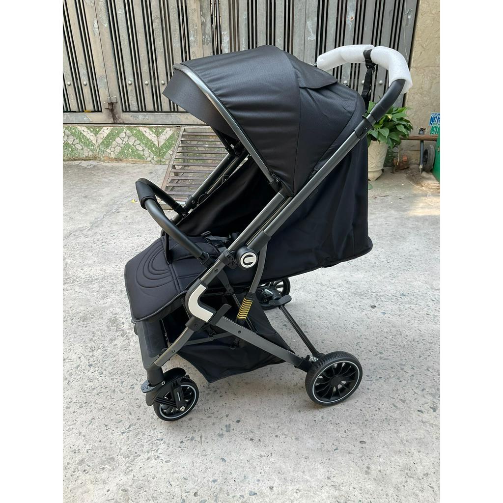 Xe đẩy đôi em bé 2 chiều ngả lưng 3 tư thế cho bé BaBy gấp gọn thành vali kéo, siêu chắc chịu lực 40kg