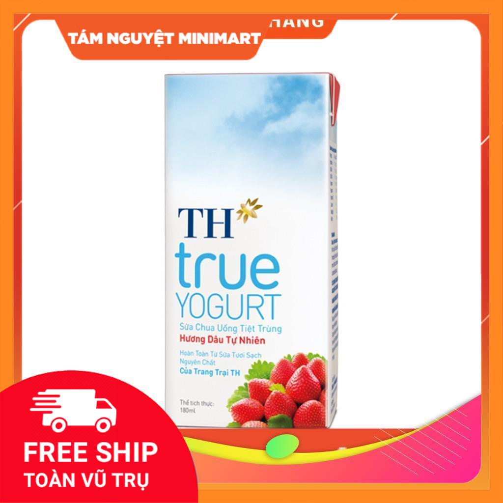 SỮA TH TRUE YOGURT DÂU 180ML