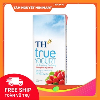SỮA TH TRUE YOGURT DÂU 180ML