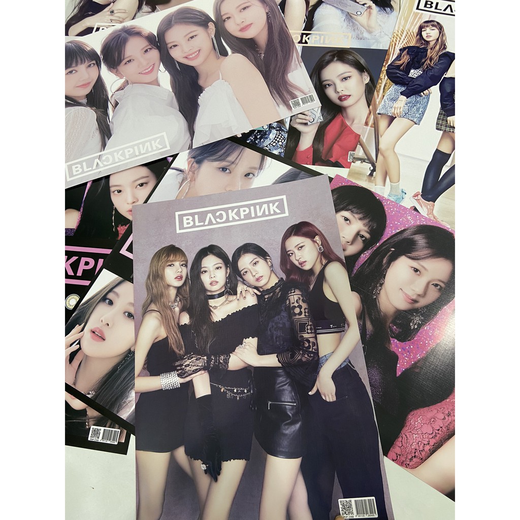 Poster áp phích treo tường in hình nhóm nhạc KPOP Blackpink