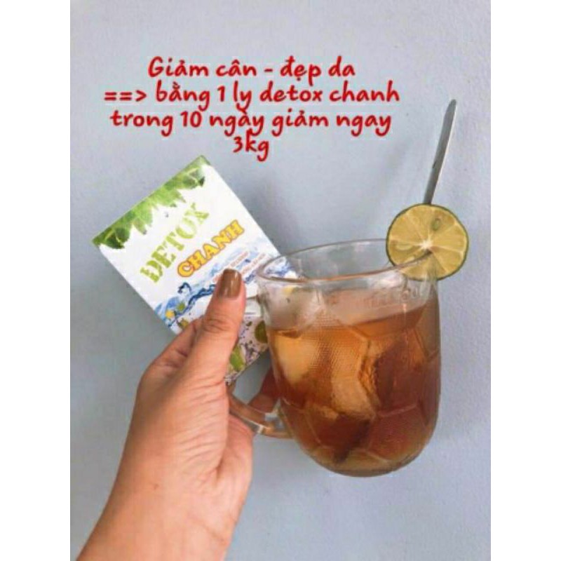 combo 10 gói detox chanh