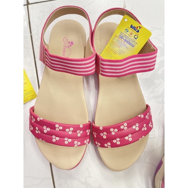 Giày sandal deps quai hậu bé gái màu Hồng lẻ size sale