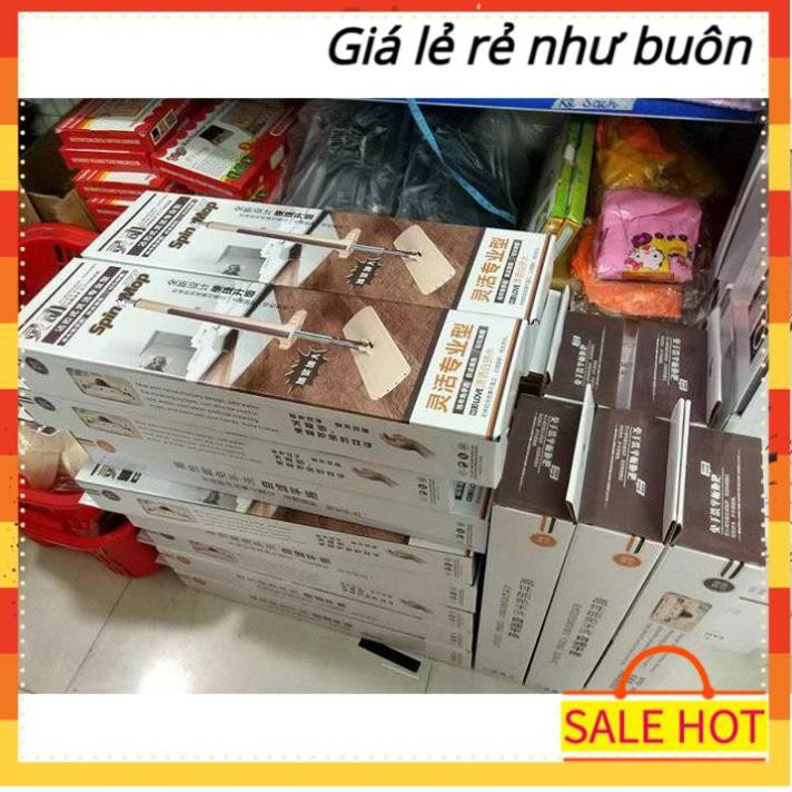 Chổi lau nhà tự vắt thông minh tặng kèm 1 thảm lau sale siêu hot