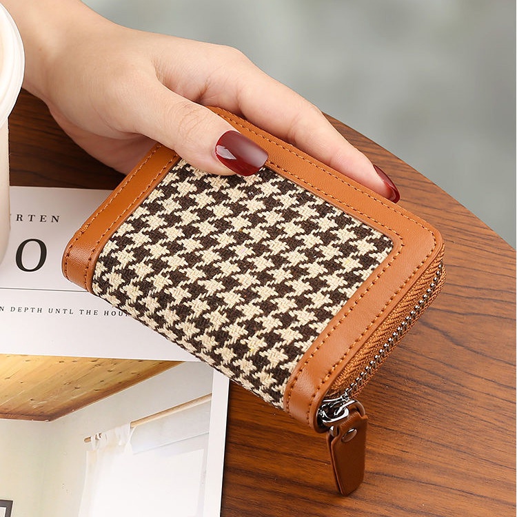 Ví Đựng Thẻ Nhiều Ngăn Chống Khử Từ Phong Cách Retro kf006