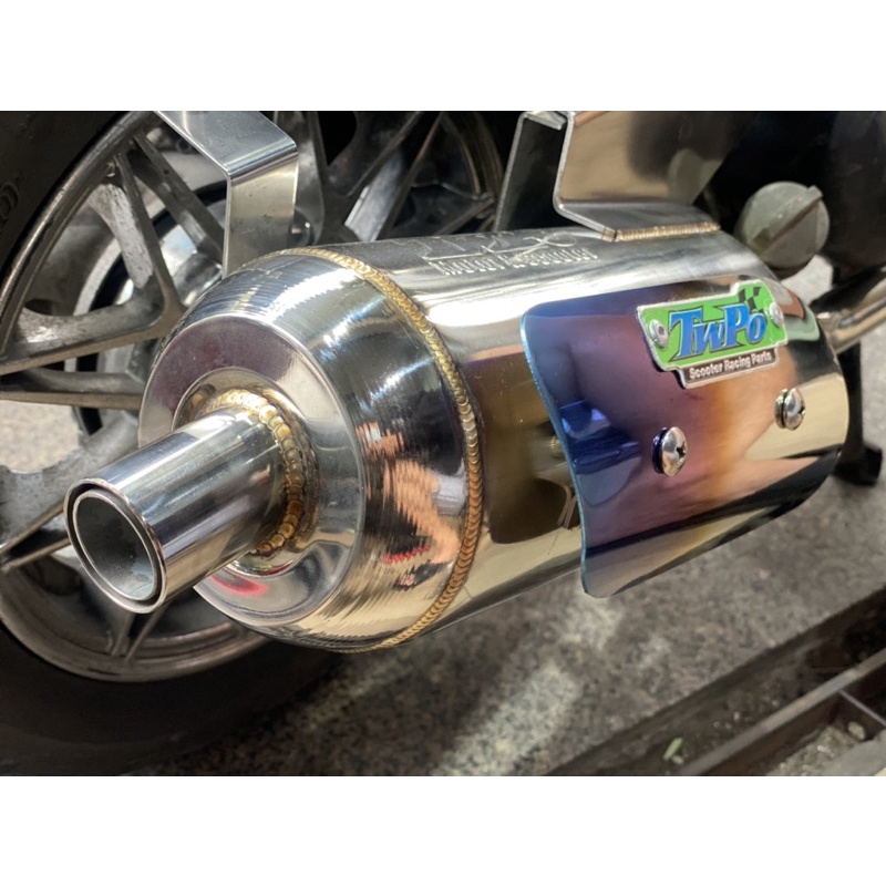 Pô inox Twpo cho yamaha cuxi