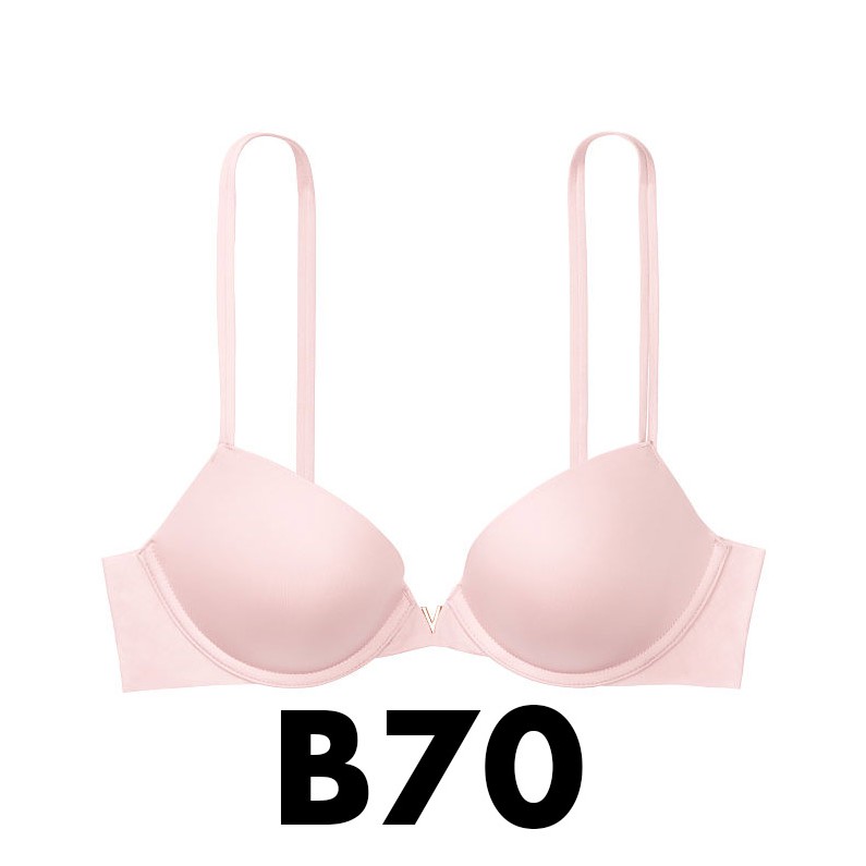 32B/B70 - Áo Lót hồng (67)  Illusions, chữ V, nâng ngực, Dollhouse - Hàng nhập Victoria's Secret USA