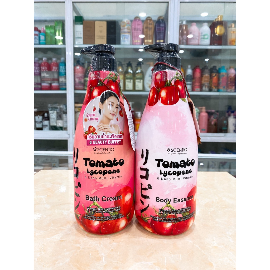 Sữa Tắm - Dưỡng Thể Cà Chua Trắng Da Scentio Tomato Thái Lan 700ml