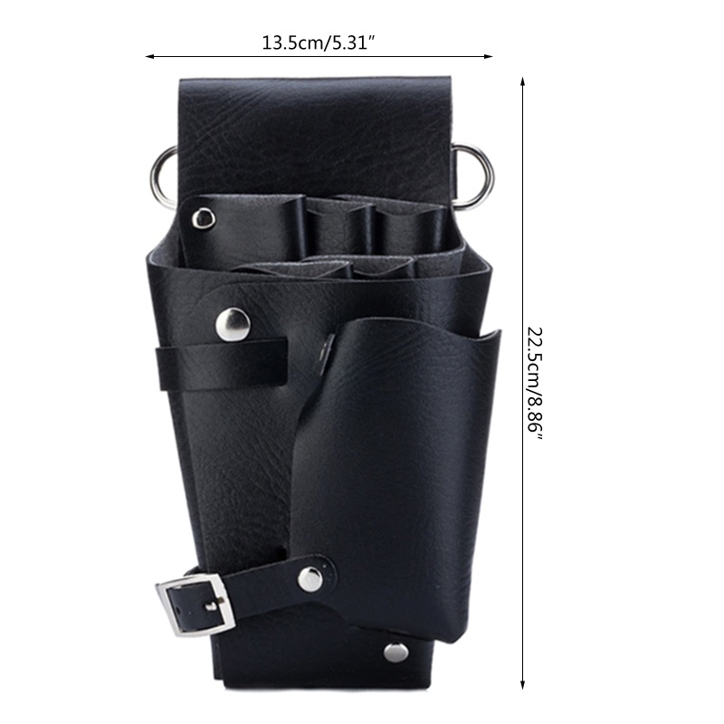 Túi Da PU Đựng Kéo Cắt Tóc Tạo Kiểu Tiện Dụng