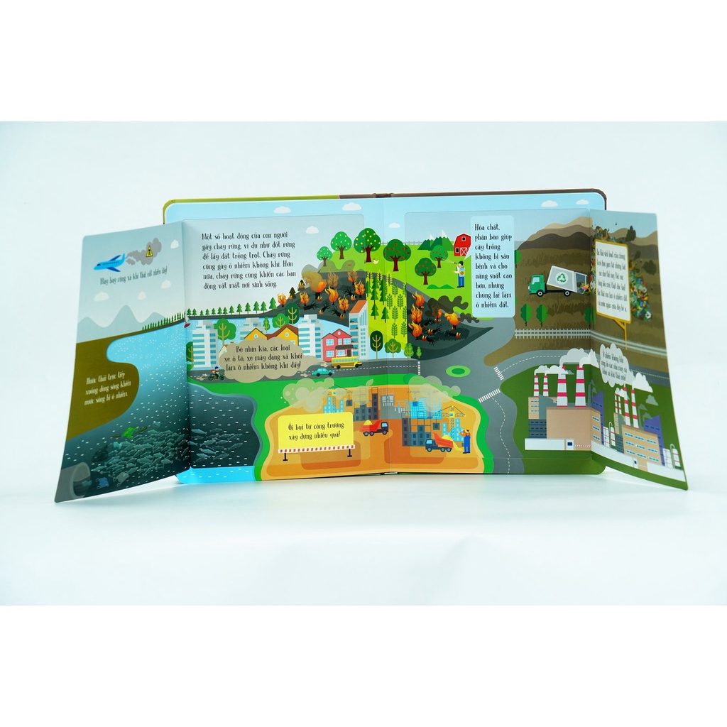 SÁCH - Lift-the-flap - Lật mở khám phá - The Environment - Môi trường của chúng ta