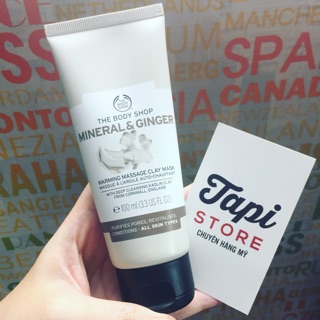 Mặt nạ nóng The Body Shop Mineral & Ginger Warming Massage Clay Mask