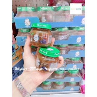 Hũ mận đen Gerber nghiền cho bé từ 4m+ 80g