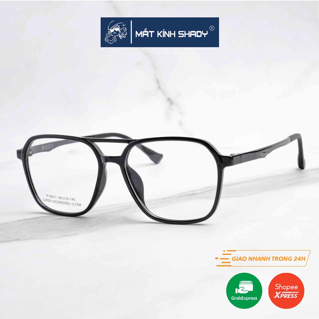 Gọng Kính Cận Nhựa Dẻo TR90 Shady Unisex G2270