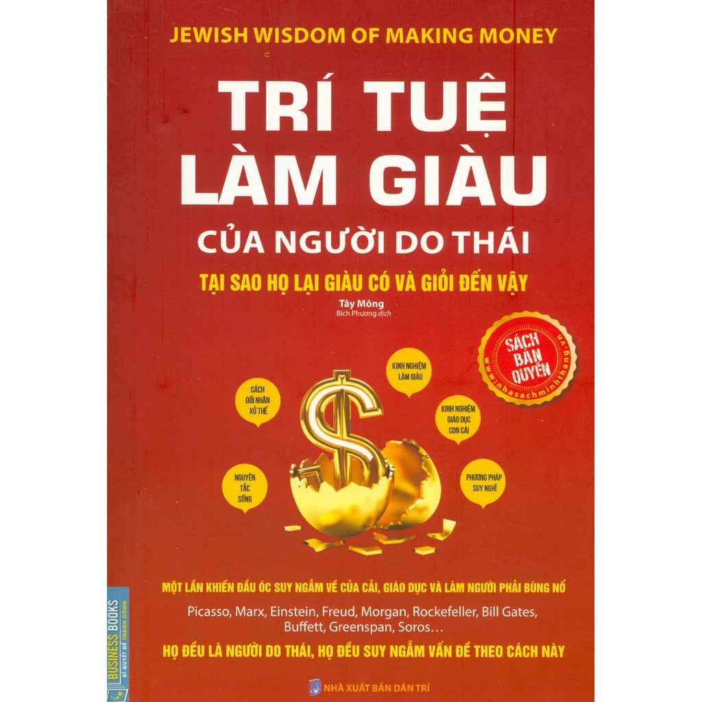 Sách - Businessbooks - Trí tuệ làm giàu của người Do thái (tại sao họ lại giàu và giỏi đến vậy)