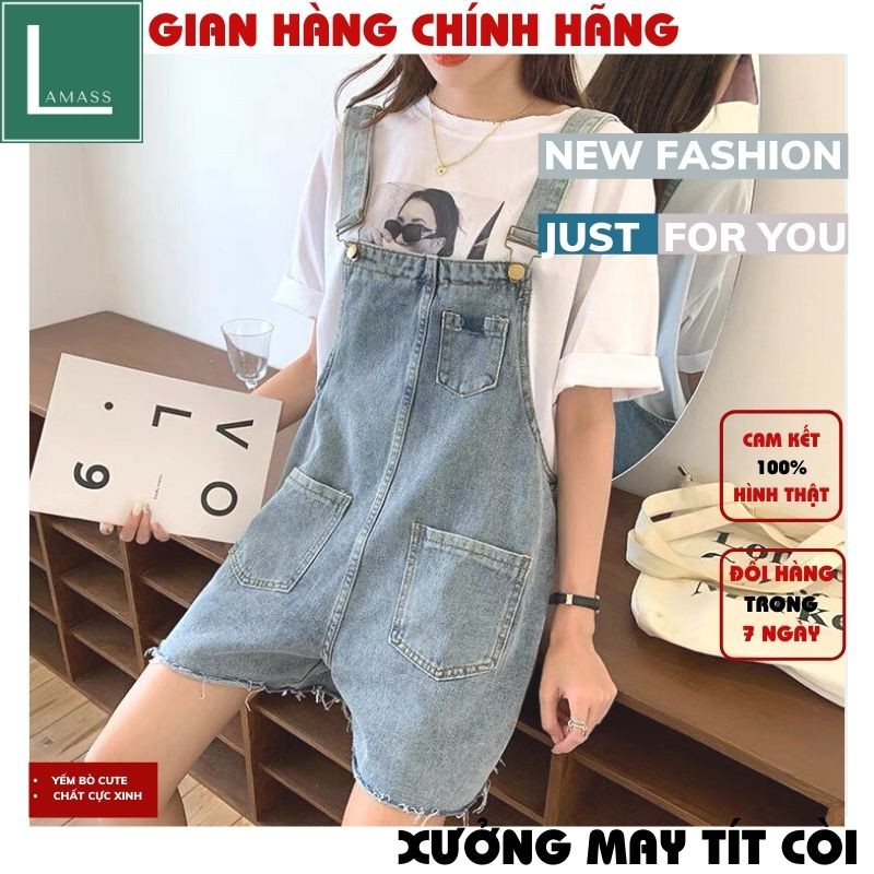 (ẢNH THẬT) yếm nữ 💚quần yếm jean nữ ,jean nữ cực xinh ,phong cách bánh bèo, vintage ,trẻ trung hàn quốc ulzzang LAMASS | BigBuy360 - bigbuy360.vn