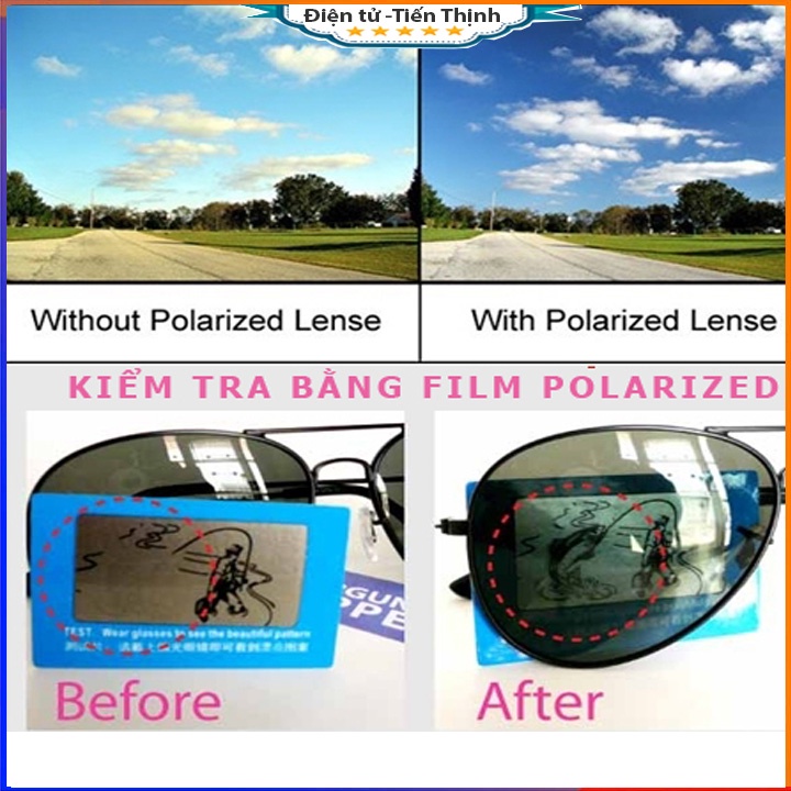 Tấm test tròng kính phân cực polarized