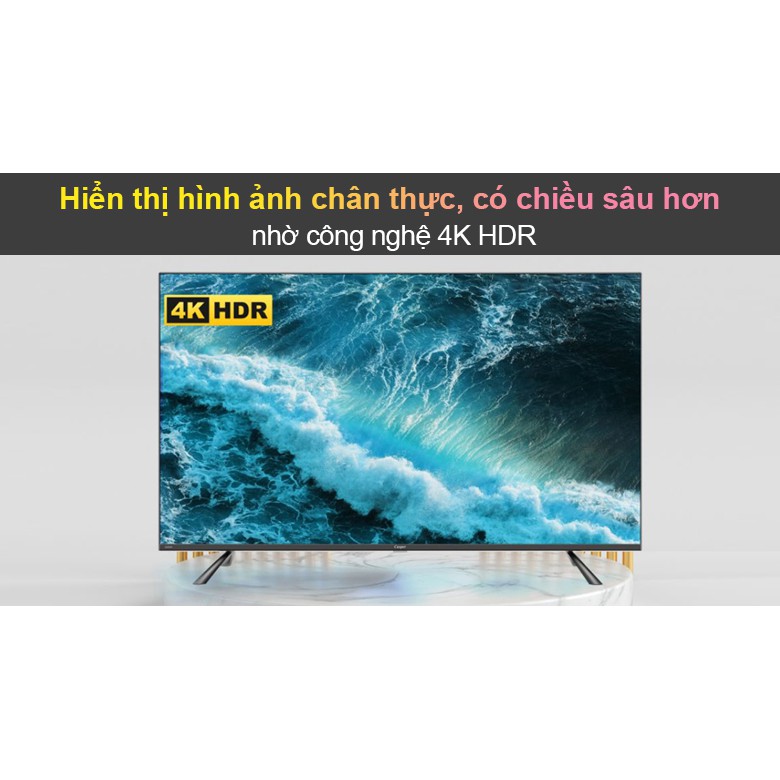 Smart Tivi Casper 4K 50 inch 50UG6100 Mới 2021, Tivi thái lan 50In 4k giọng nói.