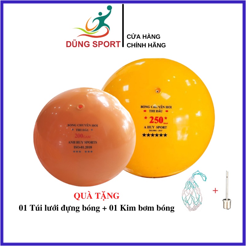 Bóng chuyền hơi 350g, 300g, 250g, 200g,150g chính hãng màu Xanh, Cam - Tiêu Chuẩn Thi Đấu - Chất liệu cao su cao cấp