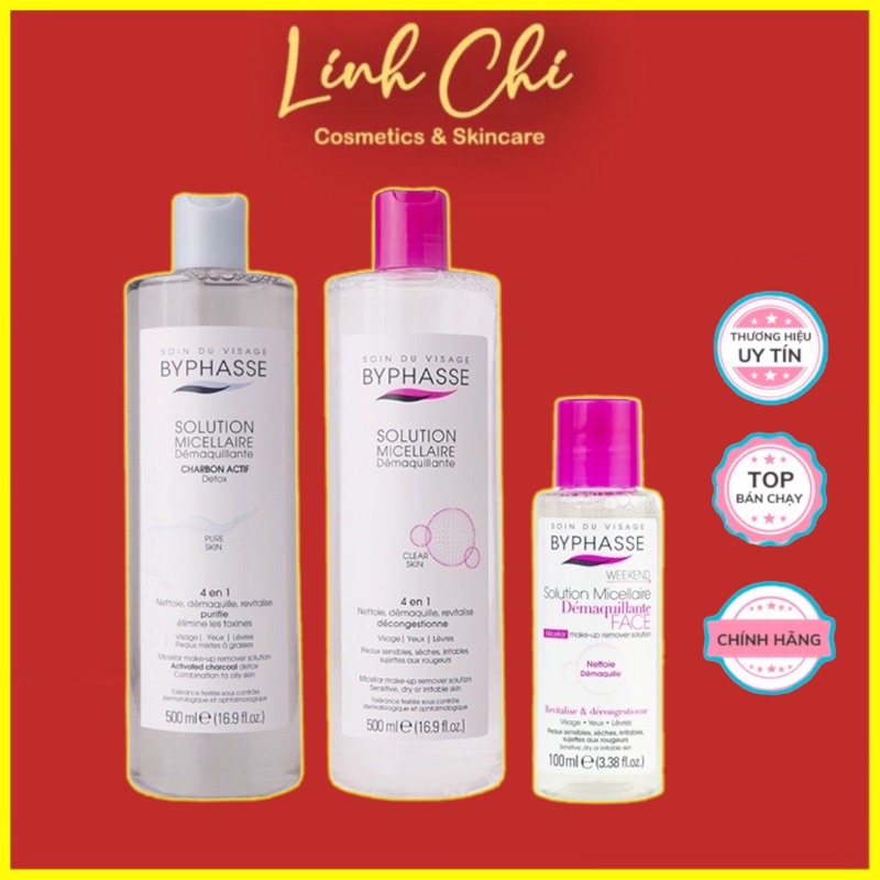 Nước Tẩy Trang BYPHASSE Solution Micerallaire Face 500ml