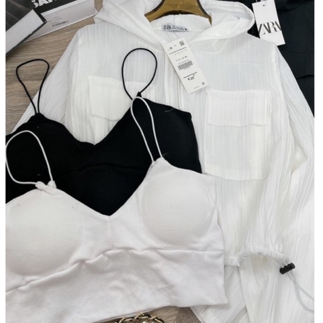 Set Bộ Thể Thao Nữ 3 Món Áo Khoá Mũ Tay Dài Kèm Bra Và Quần Sooc