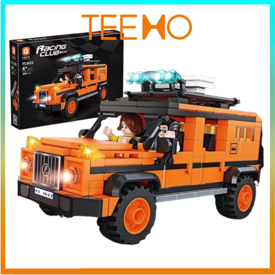 Lego xe đua địa hình đồ chơi lắp ráp cho bé 5 tuổi TEEMO LG-19
