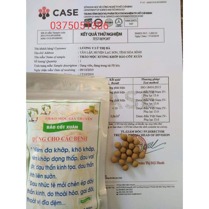 VIÊN UỐNG THẢO MỘC BẢO CỐT XUÂN