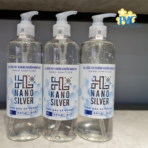 Nước rửa tay khô kháng khuẩn nano bạc - thương hiệu HL - 500ml