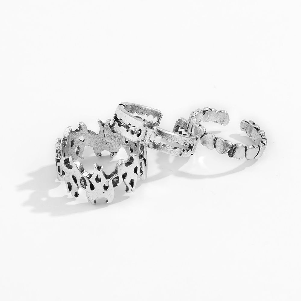 Bộ nhẫn hình trái tim phong cách Hàn Quốc thời trang cho nữ