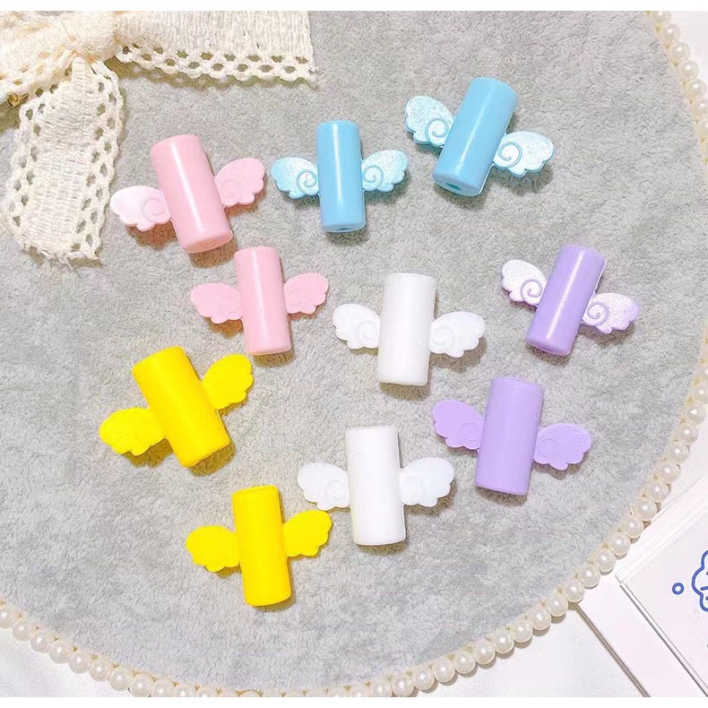 Dây Cáp Silicone Quấn Bảo Vệ Cáp Sạc USB Tương Thích Với Điện Thoại / Android