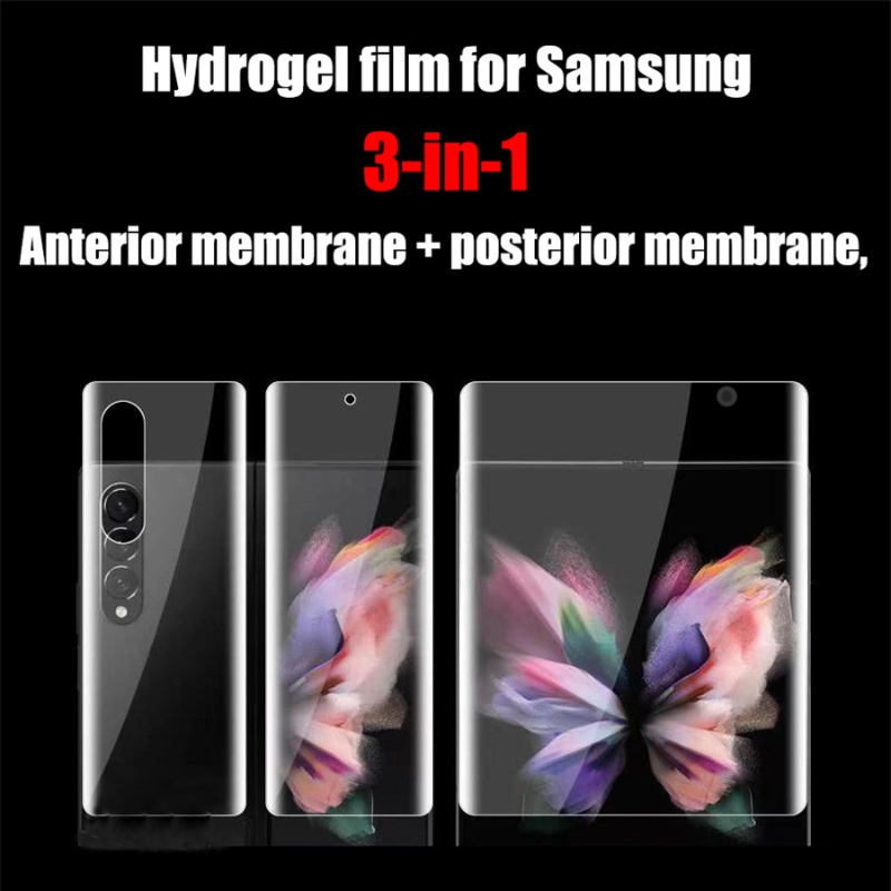 Ốp Điện Thoại Hydrogel Mềm Siêu Mỏng 3 Trong 1 Cho Samsung Galaxy Z Fold 4