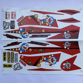 Tem xe Sirius Doraemon đỏ