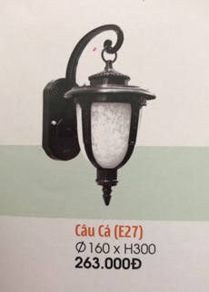 Đèn vách trang trí chùa câu cá